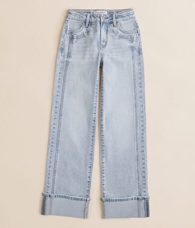Flying Monkey Girls - High Rise Wide Leg Stretch Jean front view