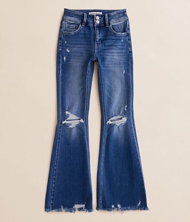 Flying Monkey Girls - Mid-Rise Flare Stretch Jean front view