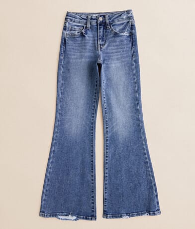 Flying Monkey Girls - Mid-Rise Flare Stretch Jean front view