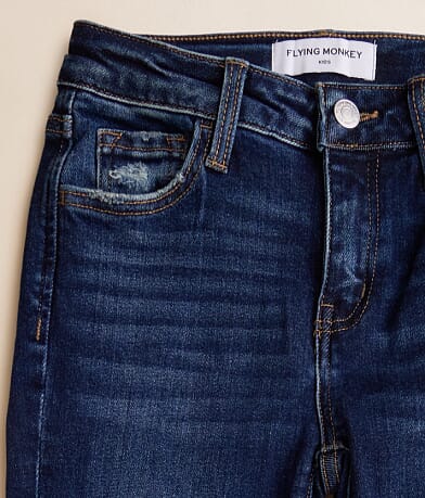 Girls - High Rise Flare Stretch Jean thumbnail 4