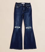 Girls - Flying Monkey High Rise Flare Stretch Jean - Girl's Jeans