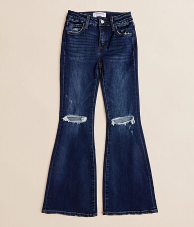 Flying Monkey Girls - High Rise Flare Stretch Jean front view