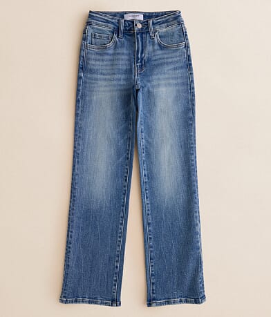 VERVET Girls - Mini Oliva Wide Leg Stretch Jean front view