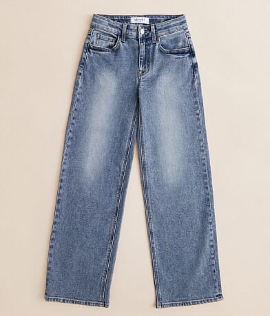 VERVET Girls - Mini Kris High Rise Baggy Stretch Jean front view