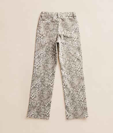 Girls- Mini Olivia Leopard Wide Jean thumbnail 2