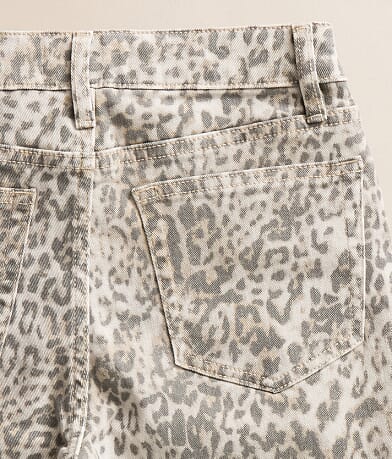 Girls- Mini Olivia Leopard Wide Jean thumbnail 3