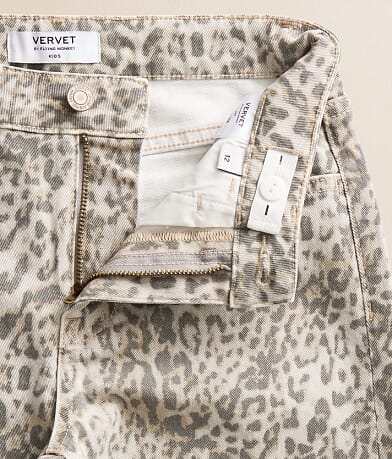 Girls- Mini Olivia Leopard Wide Jean thumbnail 6