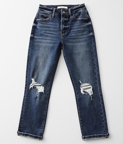 Willow & Root Girls - The Mom Jean front view