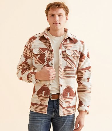 Departwest Athletic Southwestern Shacket front view