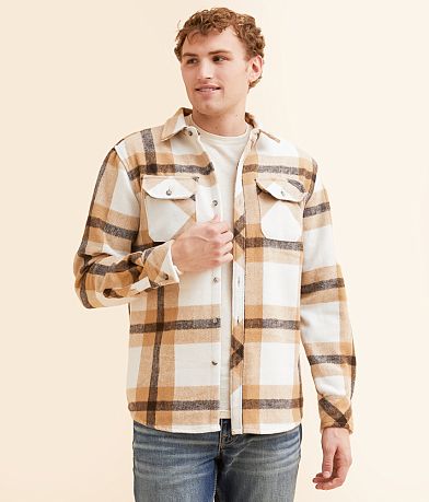 Departwest Flannel Plaid Athletic Shirt front view