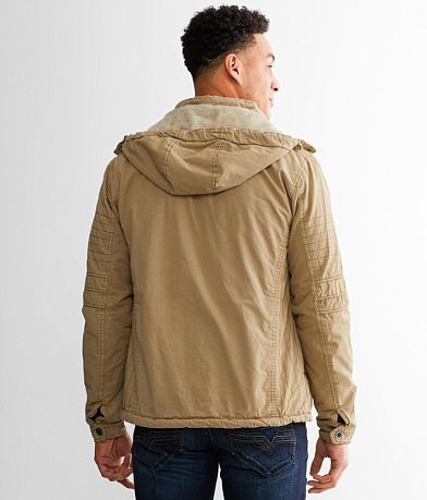 BKE Canvas Hooded Jacket BACK