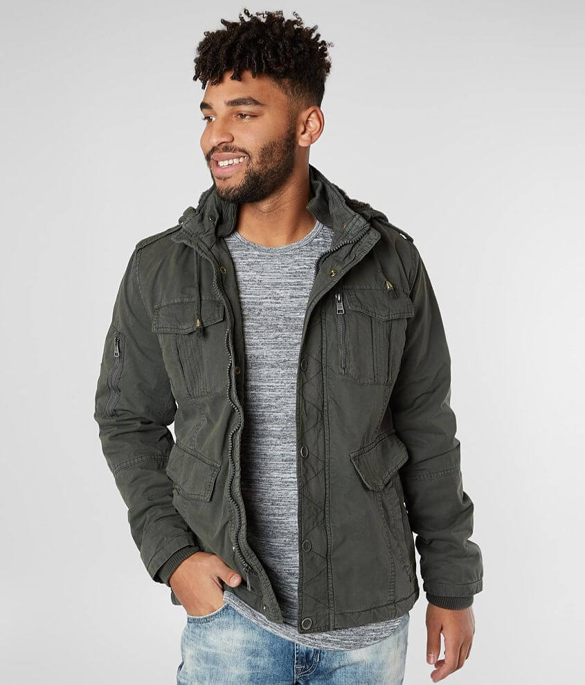 Mens hooded store cotton jacket