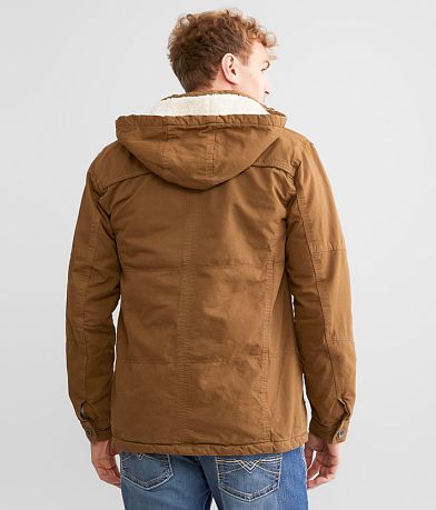 BKE Hooded Canvas Jacket BACK