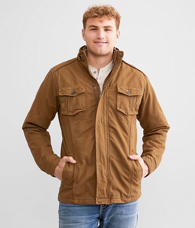 BKE Hooded Canvas Jacket FULL_LEFT_SIDE