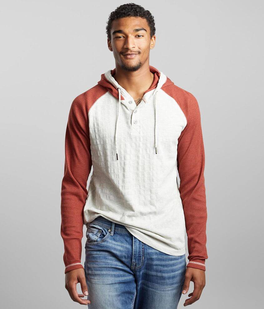 Henley hoodie clearance