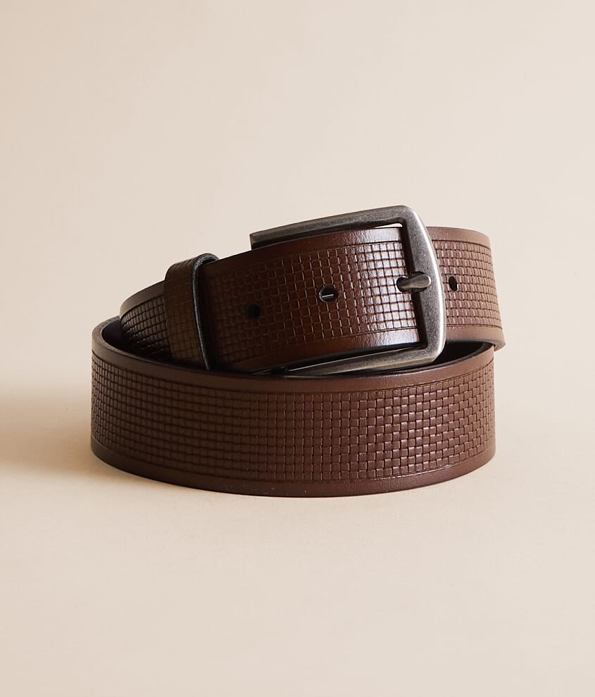 Textured Leather Belt