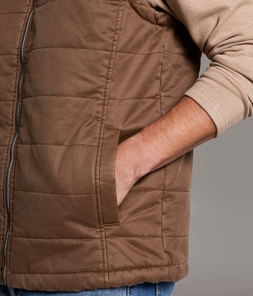 Color Block Quilted Vest