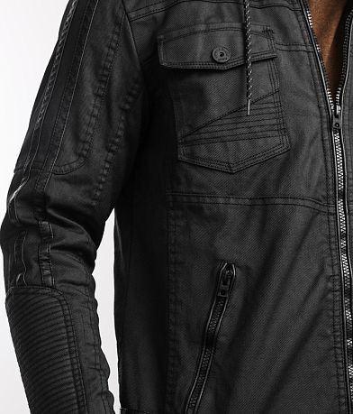Buckle Black Coated Jacket MISC_DETAIL_1