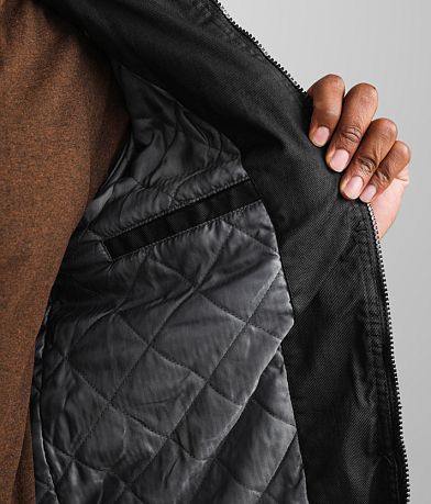 Buckle Black Coated Jacket MISC_DETAIL_2