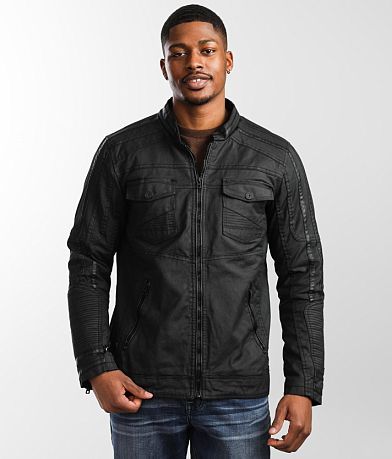 Buckle Black Coated Jacket FULL_RIGHT_SIDE