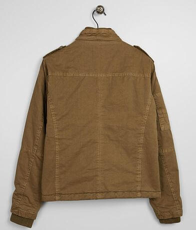 BKE Boys - Washed Canvas Hooded Jacket misc detail 1 view