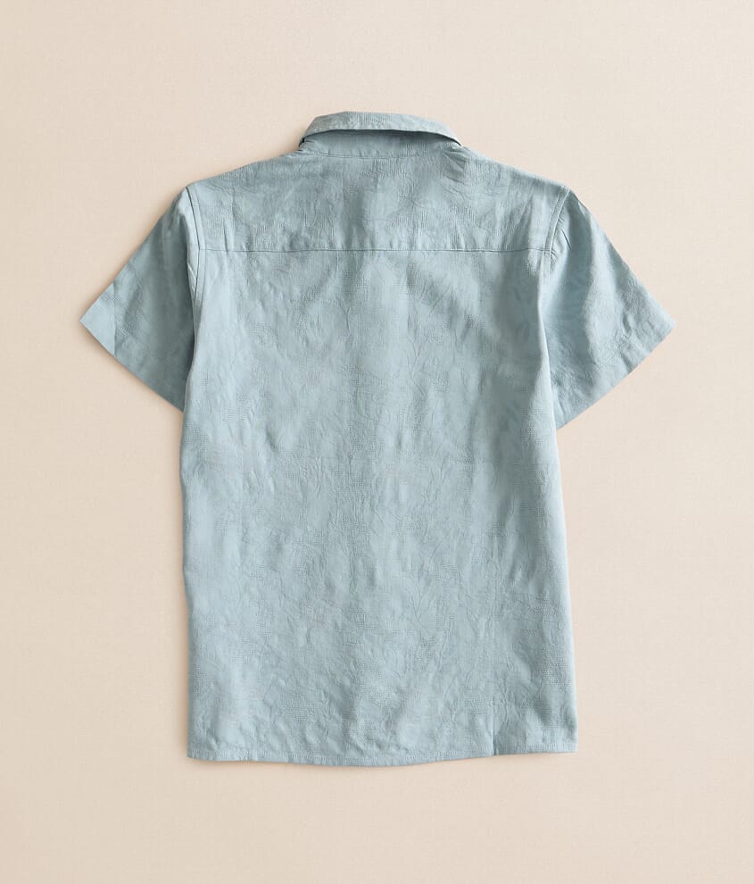 Boys - Tonal Floral Jacquard Shirt