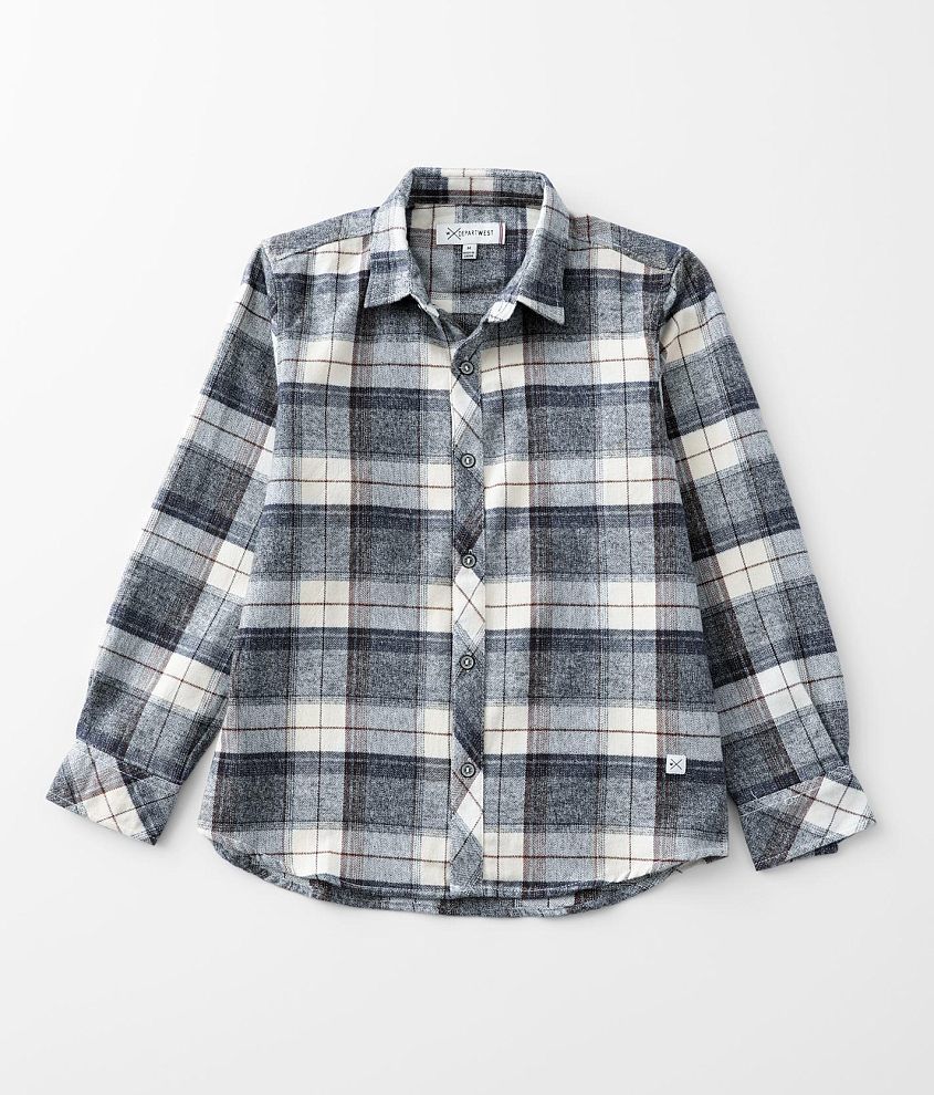 Boys - Departwest Plaid Shirt front view