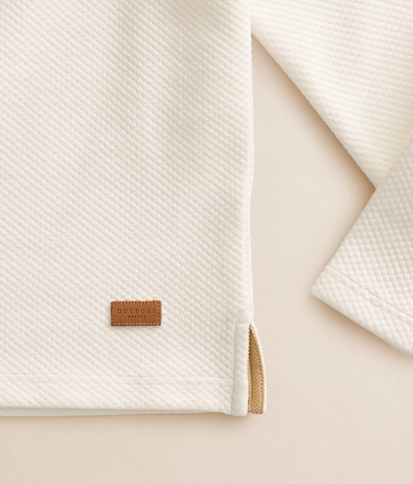 Boys - Quarter Snap Henley Hoodie
