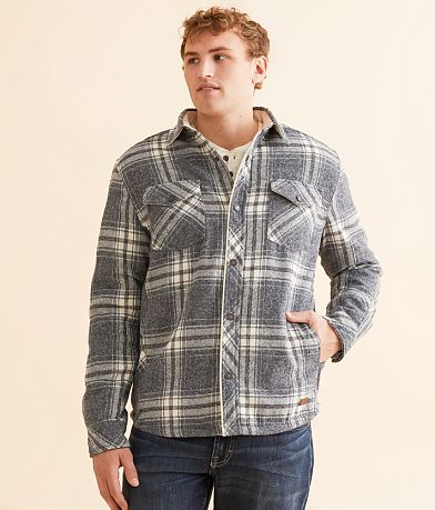 Outpost Makers Plaid Shacket front view