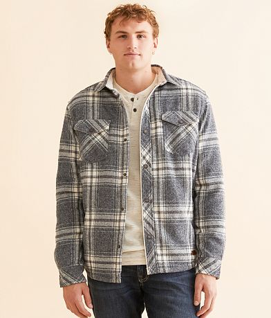 Outpost Makers Plaid Shacket full left side view