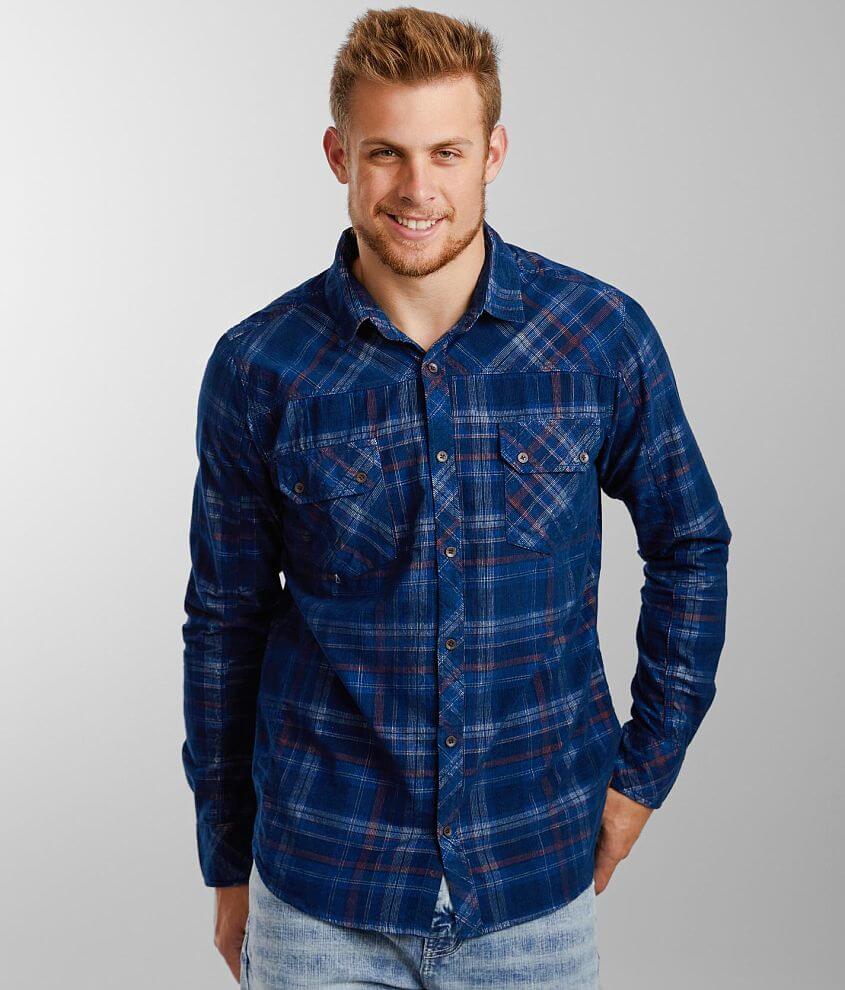 Outpost Makers Plaid Corduroy Shirt front view