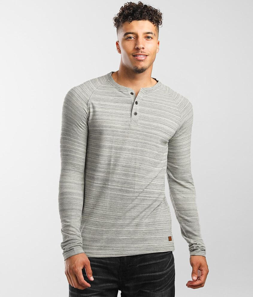 men's striped henley shirt