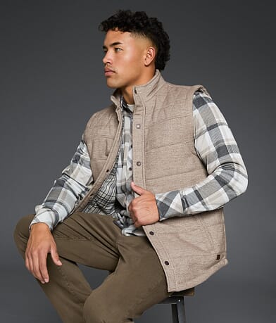 Outpost Makers Heathered Vest front view