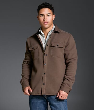 Walnut Jacquard Shacket thumbnail 2