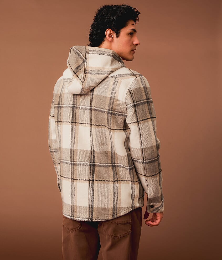 Plaid Hooded Shacket