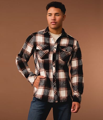 Outpost Makers Flannel Athletic Shirt front view