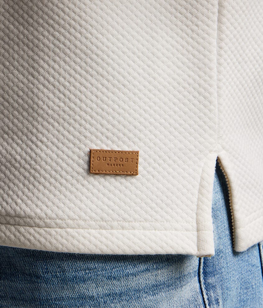 Quarter Snap Henley Hoodie