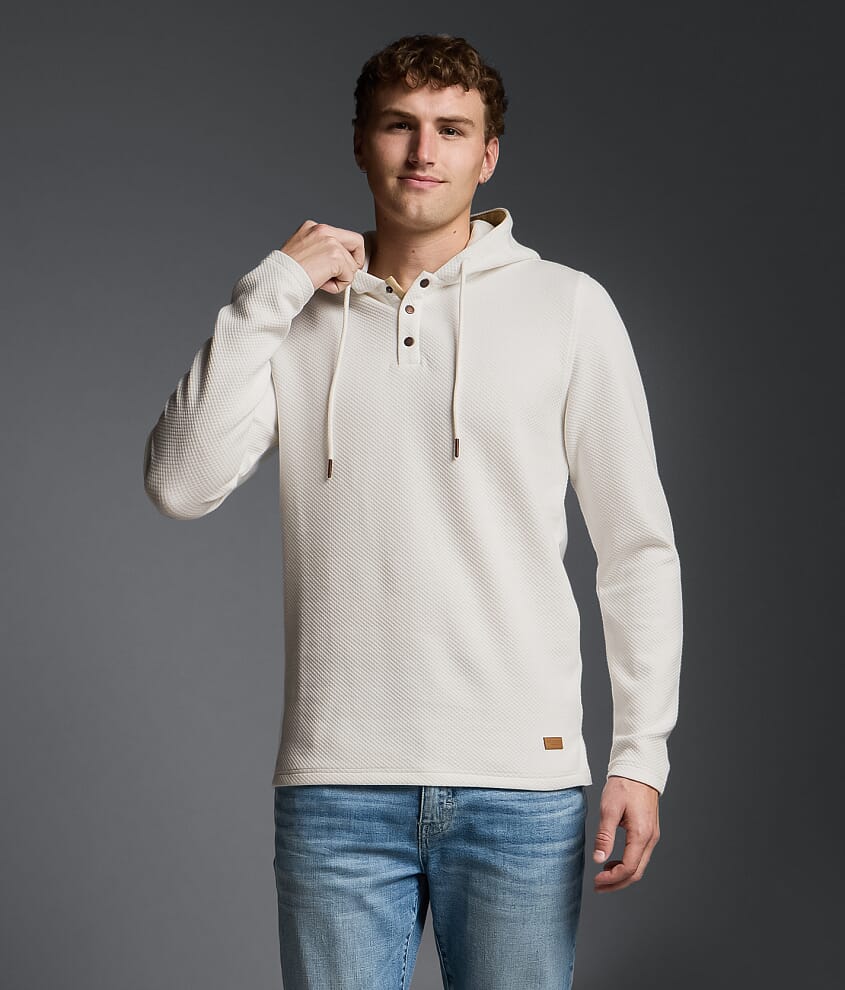 Quarter Snap Henley Hoodie