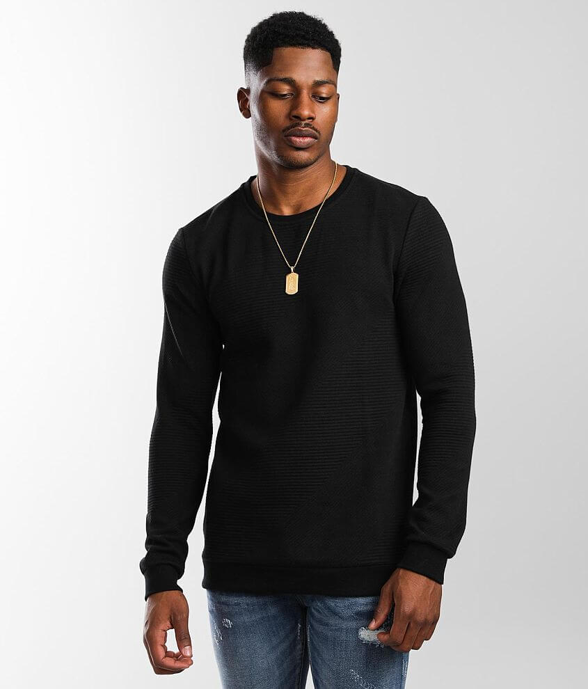 Black 2025 quilted pullover