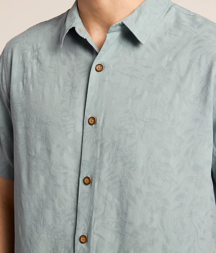 Tonal Floral Jacquard Shirt