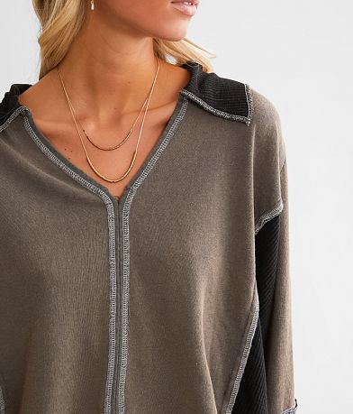 POL Pieced Boxy Cropped Top MISC_DETAIL_1