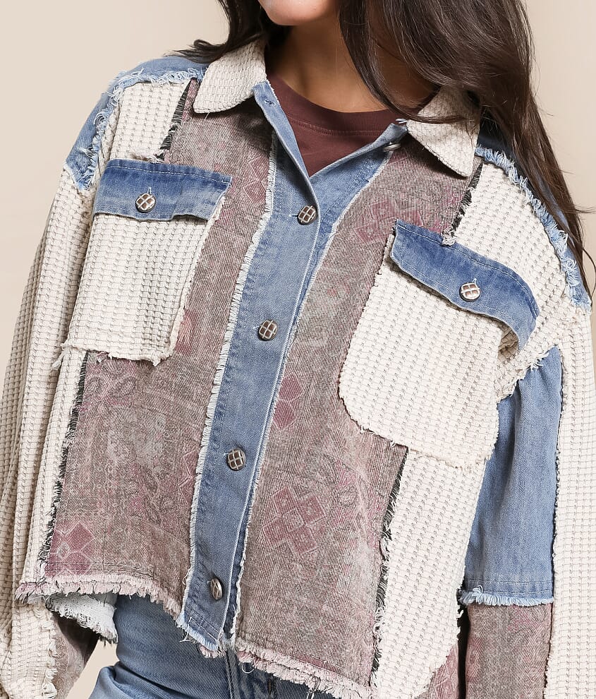 Pieced Denim Jacket