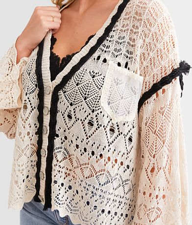 POL Oversized Crochet Cardigan Sweater MISC_DETAIL_1