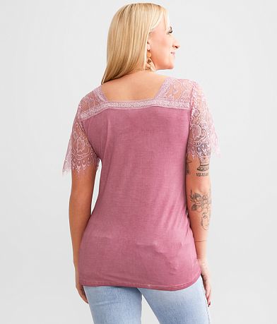POL Lace Trim Top BACK