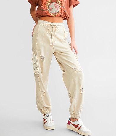 POL Pieced Cargo Pant front view