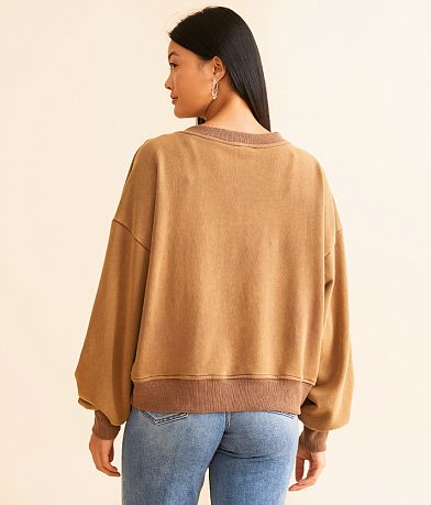 POL Criss Cross Pullover back view