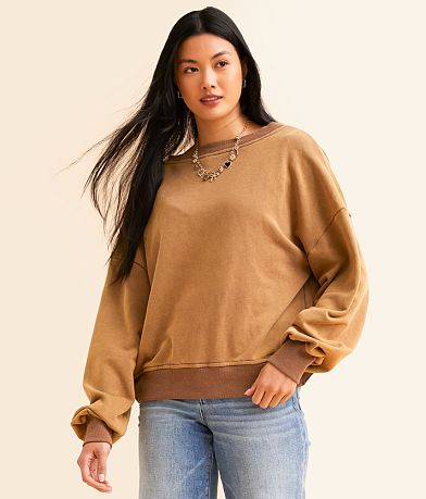 POL Criss Cross Pullover misc detail 1 view
