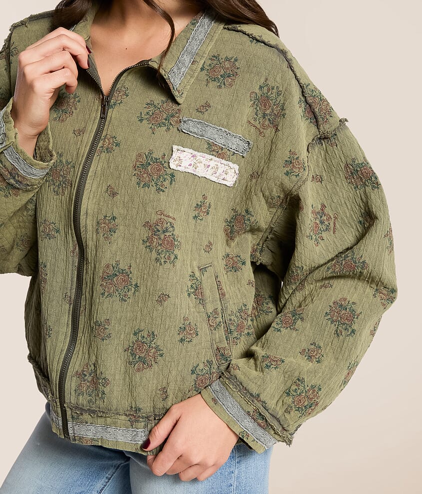 Floral Crochet Jacket