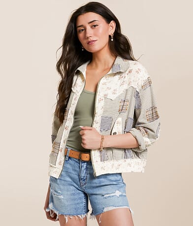POL Patchwork Jacket front view