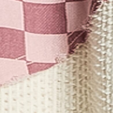 Pieced Floral Checkered Denim Shacket thumbnail 5